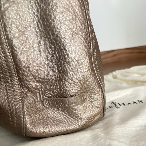 Cole Haan Metallic Hobo Shoulder Bag - Picture 4 of 14